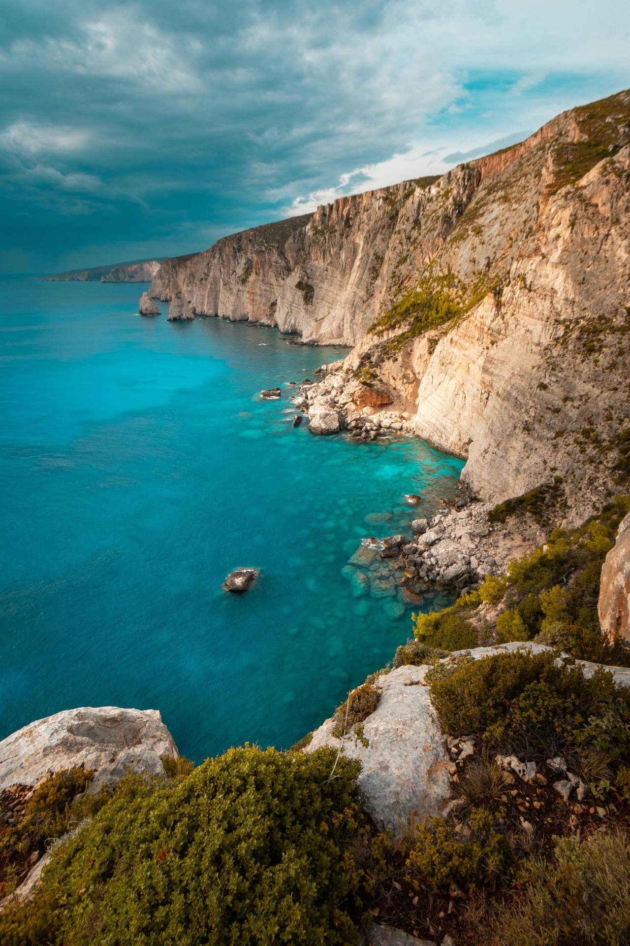 Western cliffs of Zakynthos